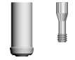 Picture of 4.5 Plastic UCLA Abutment, NON-ENGAGING
(includes abutment screw) option for 4.5 Platform product (BlueSkyBio.com)