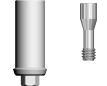 Picture of 4.5 Plastic UCLA Abutment, ENGAGING
(includes abutment screw) option for 4.5 Platform product (BlueSkyBio.com)