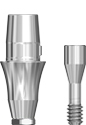 Picture of Surgical Cobalt-Chrome alloy Base Abutment, 4.0mm collar, NP (includes abutment screw) - 2.5 times stronger than titanium. Ideal for molars. option for BIO | Max & Forte Power Base Abutments product (BlueSkyBio.com)