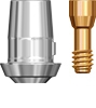 Picture of Digital Abutment - 1mm collar, non-engaging, RP, for full arch w/ multi-units
(includes fixation screw) option for BIO | Max RP Digital Abutment product (BlueSkyBio.com)