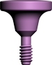 Picture of 6.0 x 2mm Emergence Profile Healing Abutment, NP Platform, BIO | Max System option for BIO | Max & Forte New Healing Abutments - Contoured product (BlueSkyBio.com)