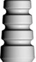 Picture of Combination Impression Transfer, Temporary Abutment and Castable Sleeve, Plastic - Requires screw SMUS or SMUL option for Components product (BlueSkyBio.com)