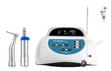 Picture of Traus Optic complete system includes controller, 3 button foot pedal, motor and 20:1 optic angle handpieceNew Product option for Traus Optic Implant Motor product (BlueSkyBio.com)