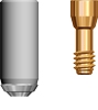 Picture of Gold Abutment (Non-Engaging) RP Platform (BlueSkyBio.com)