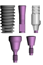 Picture of 5.0mm Implant - 4.5/5.0 Platform (BlueSkyBio.com)