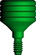 Picture of 6.5 x 5mm Healing Abutment, 3.5mm Platform, Internal Hex option for 3.5 Platform Healing Abutment product (BlueSkyBio.com)
